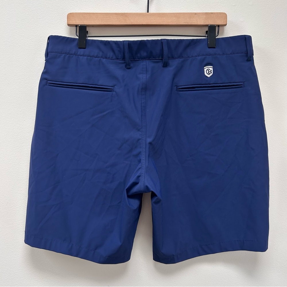 Holderness & Bourne Men’s Navy Harwood Tailored Fit Performance Golf Shorts 35” - Picture 5 of 10